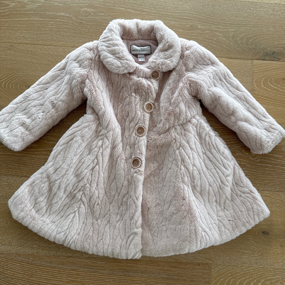 Girls fur coat